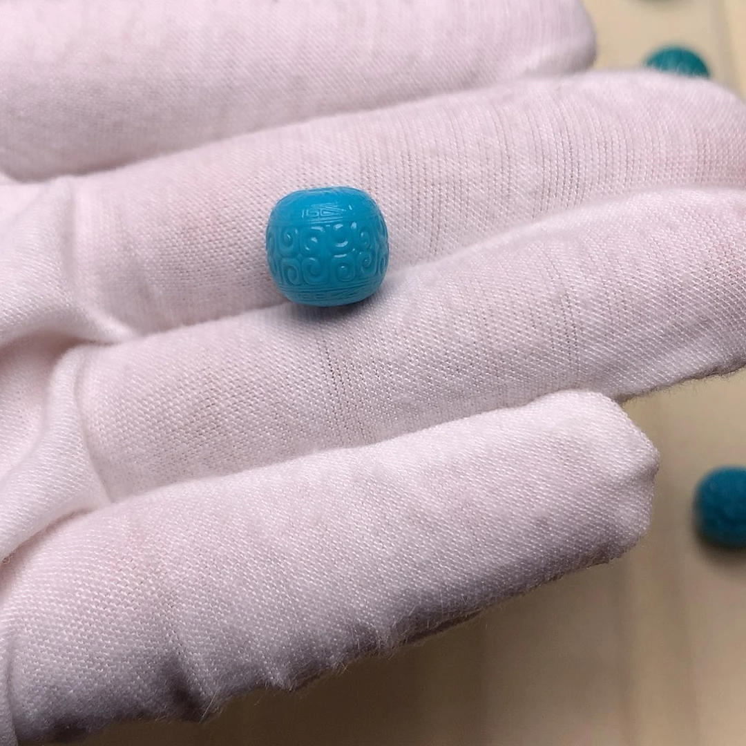 绿松石未镶嵌绿松石回纹10.7