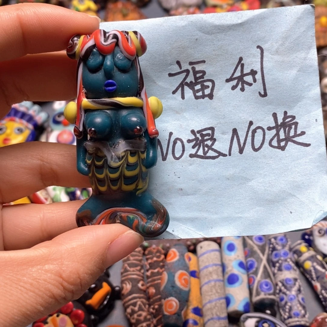 琉璃颈饰印度尼西亚美人鱼