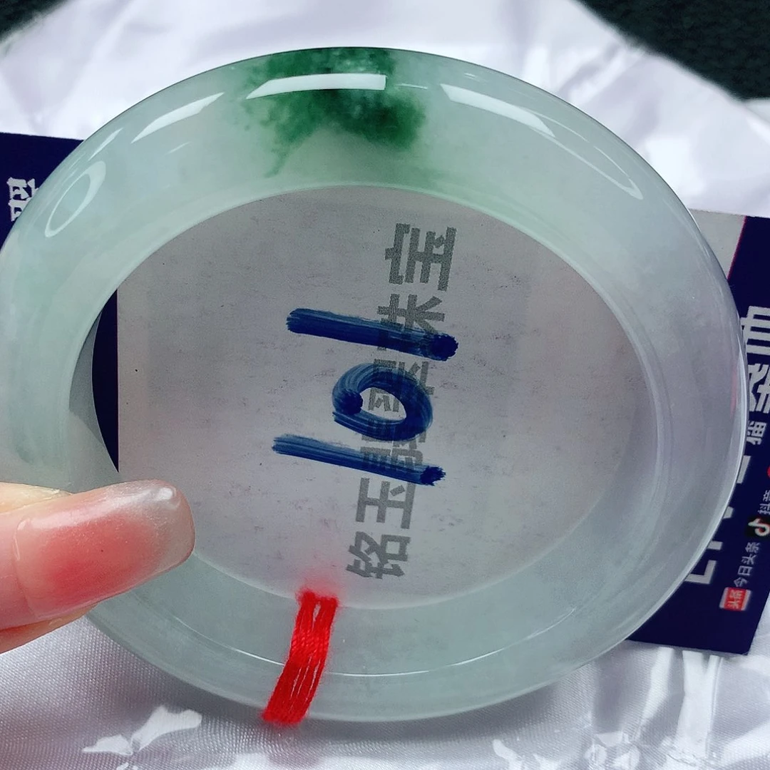 翡翠手镯未镶嵌缅甸天然a货翡翠