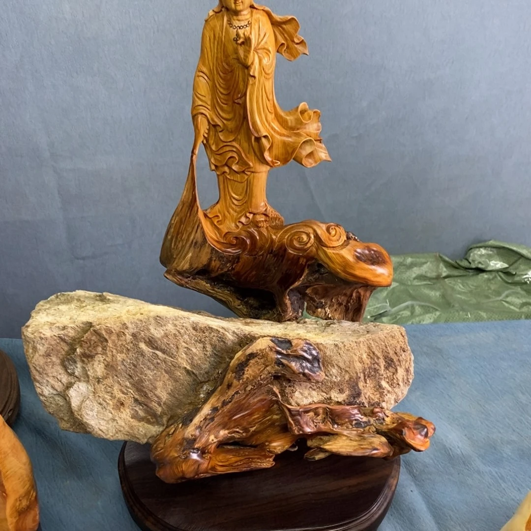 柏木（崖柏）魔**师精品工艺品
