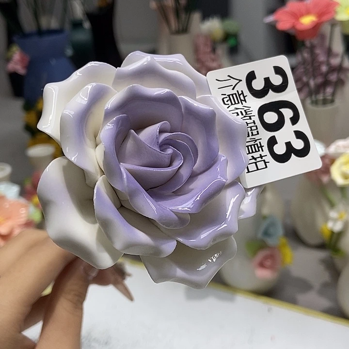 陶瓷纯手工捏花设计