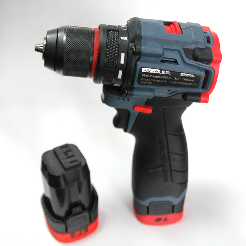 【澳胜专属】甬造   16V小钢炮无刷锂电钻 两电一充 280181