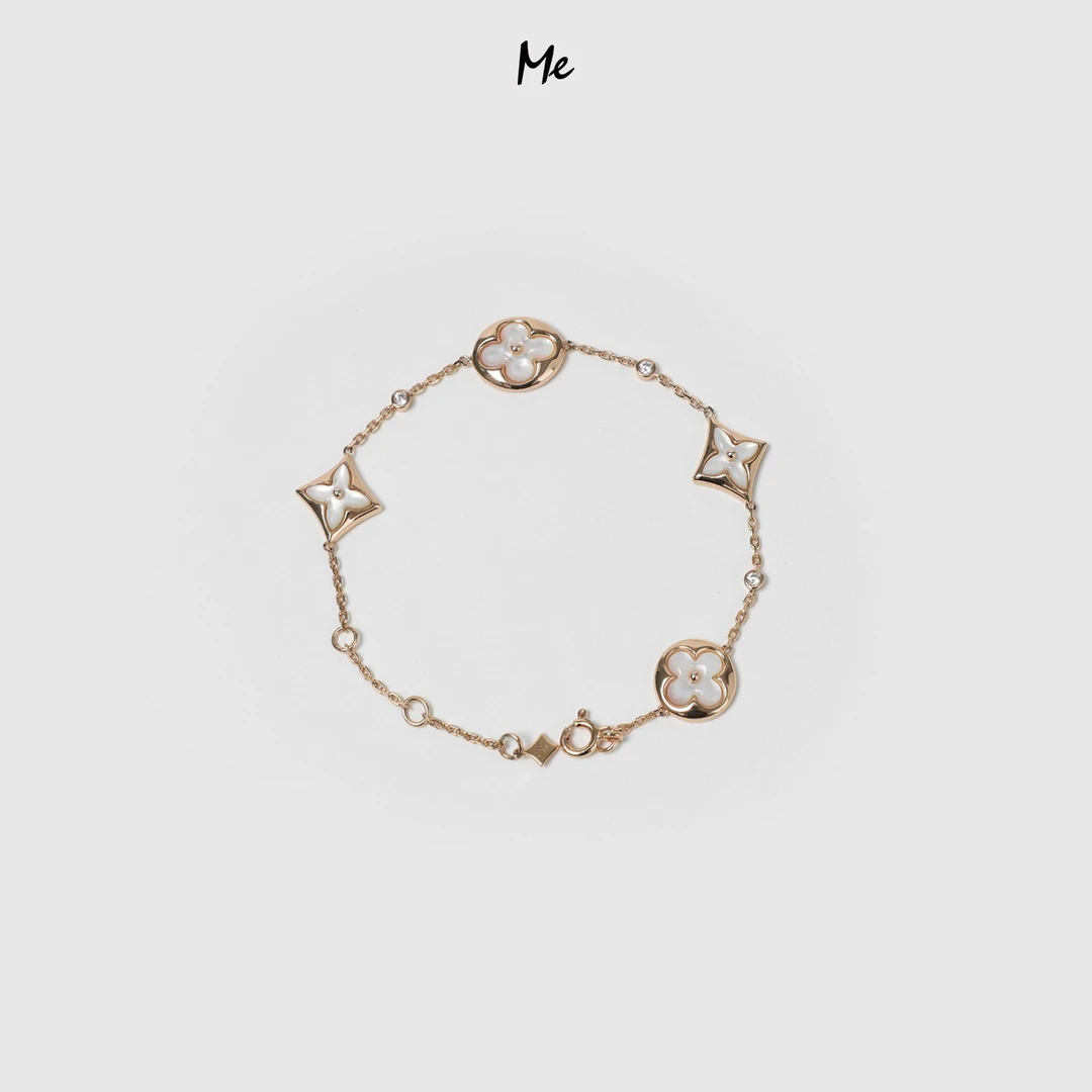 铜合金锆石手链 ME【驴花手链】 轻奢设计师时尚手链 MEQA0230