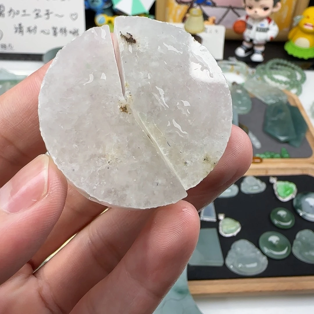 未镶嵌挂件翡翠开*