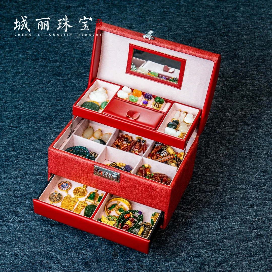 首饰盒/箱  【城丽珠宝】首饰盒摆件展示盘/个FL-2999