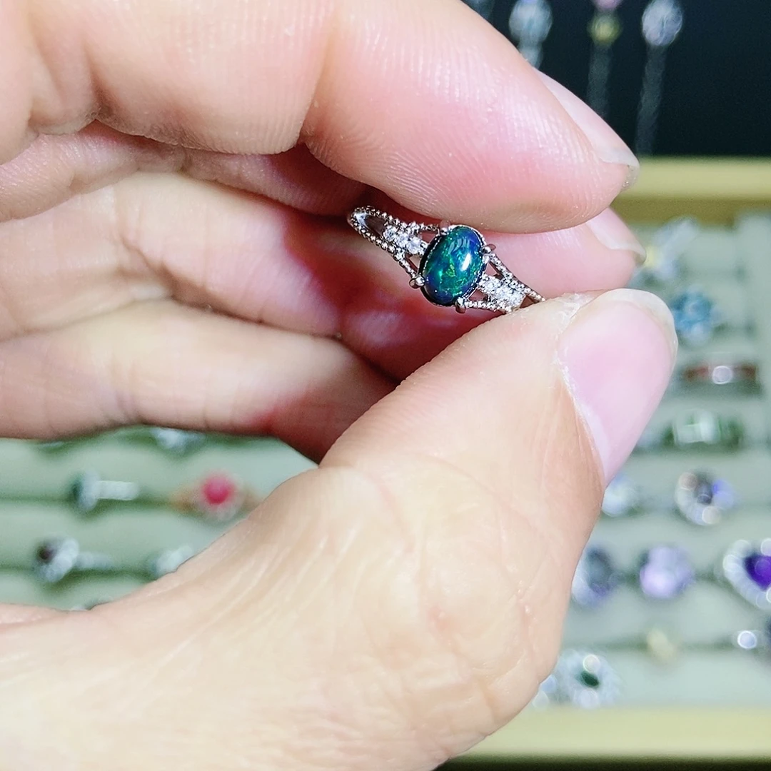 【闪购商品】未镶嵌欧泊戒指