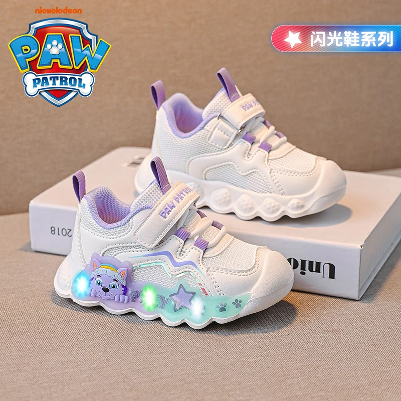 汪汪队女童运动网面休闲儿童新款小童宝宝女童透气网鞋运动鞋鞋子