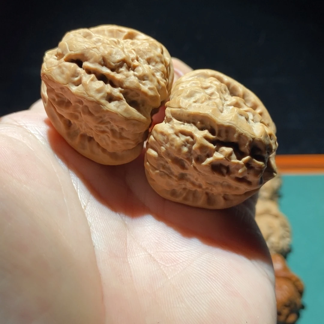 把件文玩核桃38鱼子纹蛤蟆