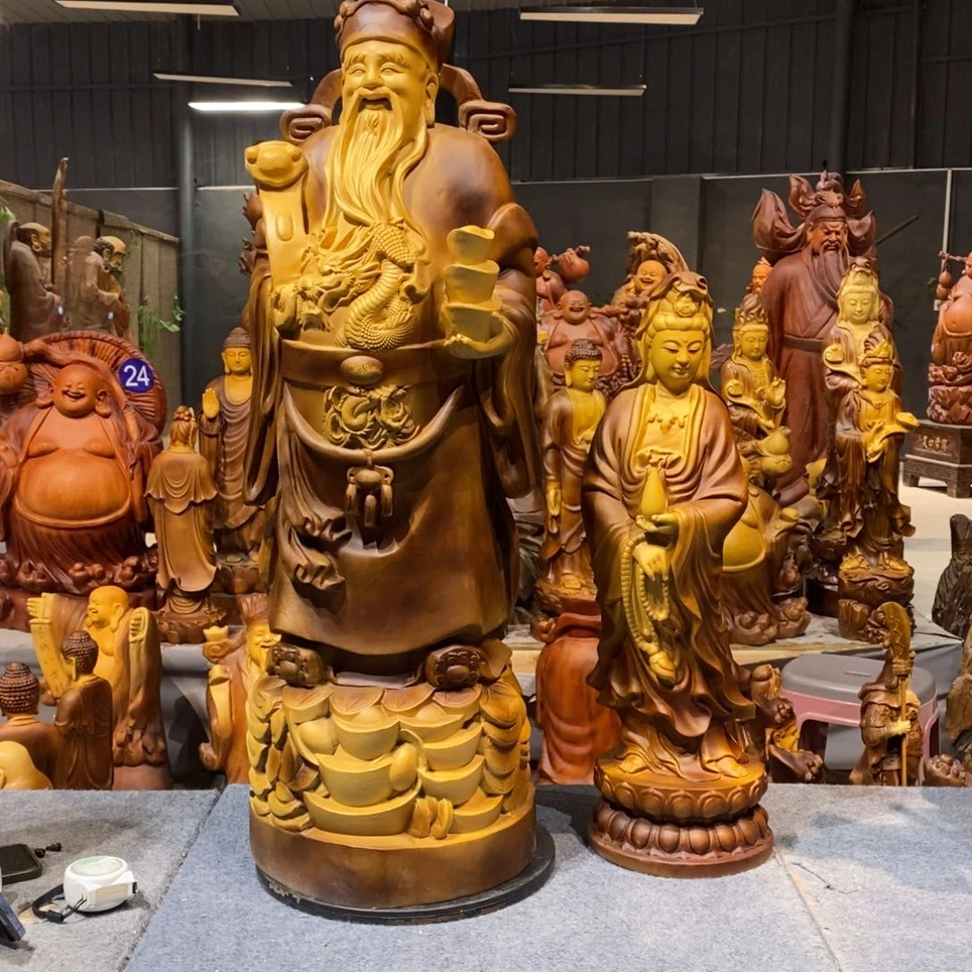 南***哥香樟木香樟木财神