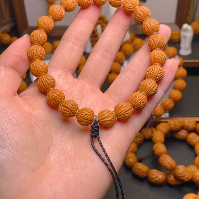 【闪购商品】桃核手串风*龙文桃核