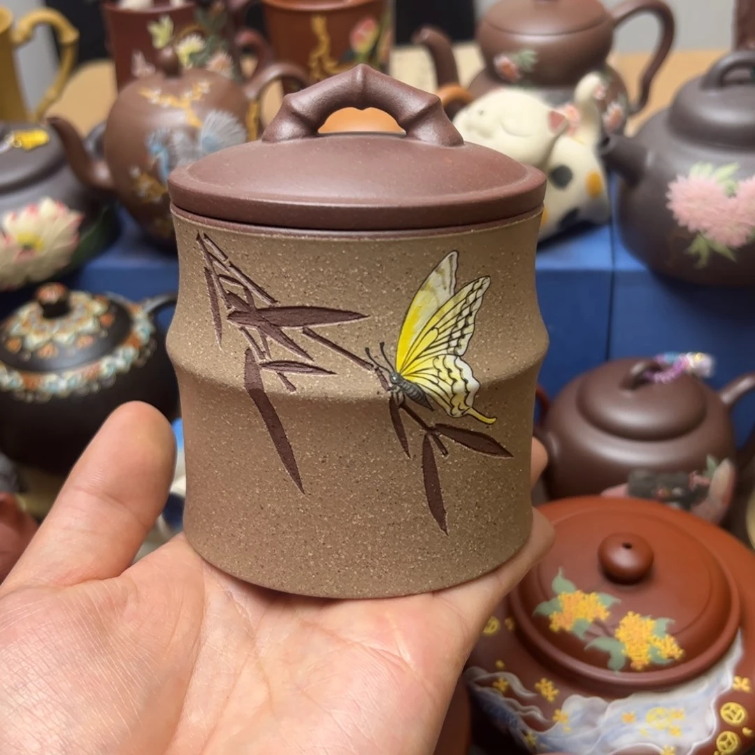 茶杯紫砂紫砂茶叶罐