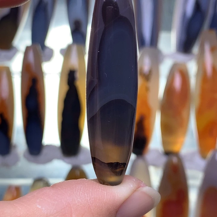 未镶嵌玛瑙/玉髓珠宝半成品15