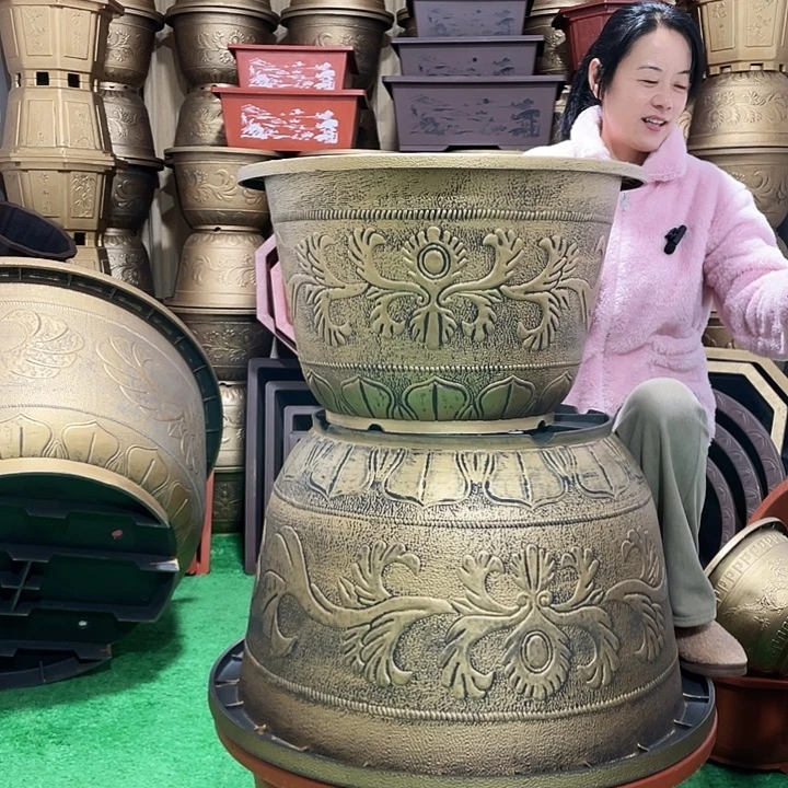 圆盆古铜六零四个