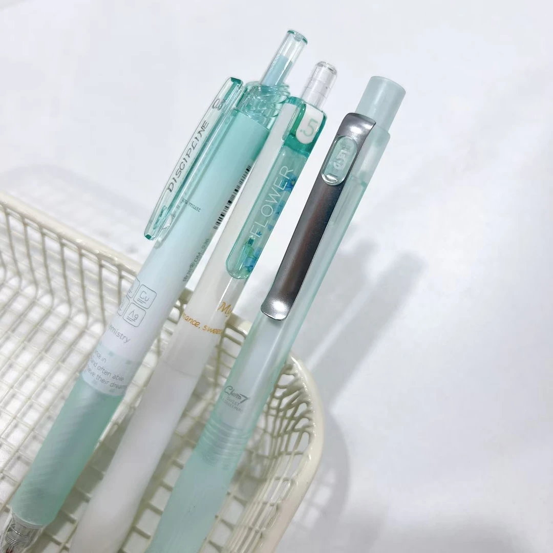 【黑墨/3支】C04薄荷绿,花语点点君学科..掉封蜡不售后