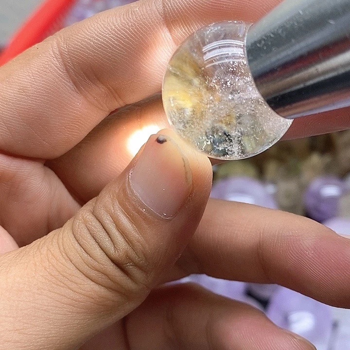 水晶珠宝半成品未镶嵌98水晶石