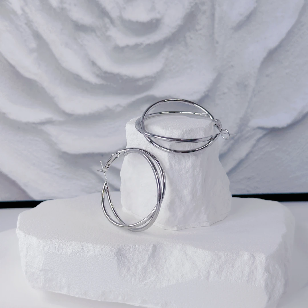 钛钢耳饰 CALLISTA  几何形日韩耳环轻奢小众法式休闲风高级百搭