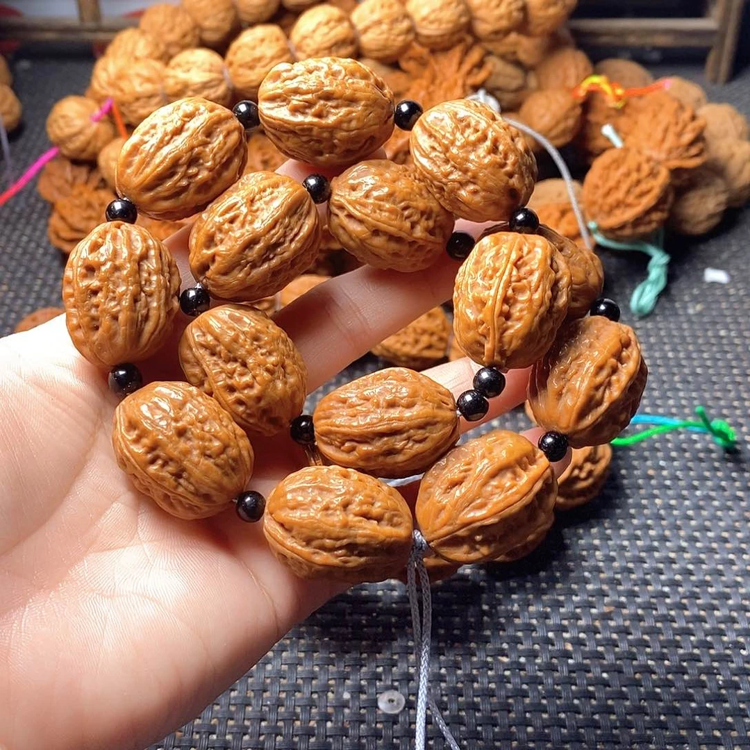 文玩核桃吊坠粗筋小枣