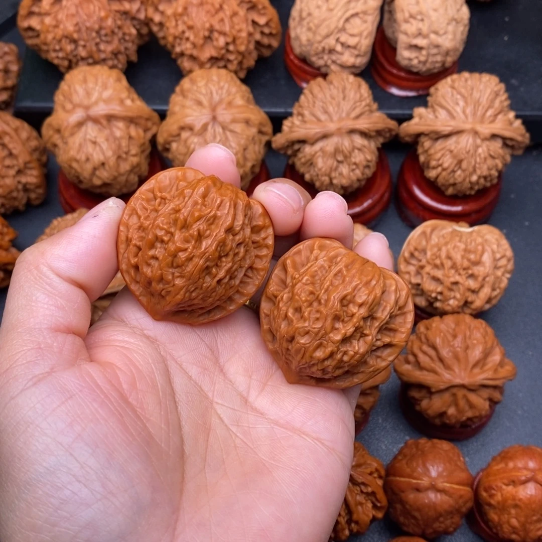 把件文玩核桃38公子帽