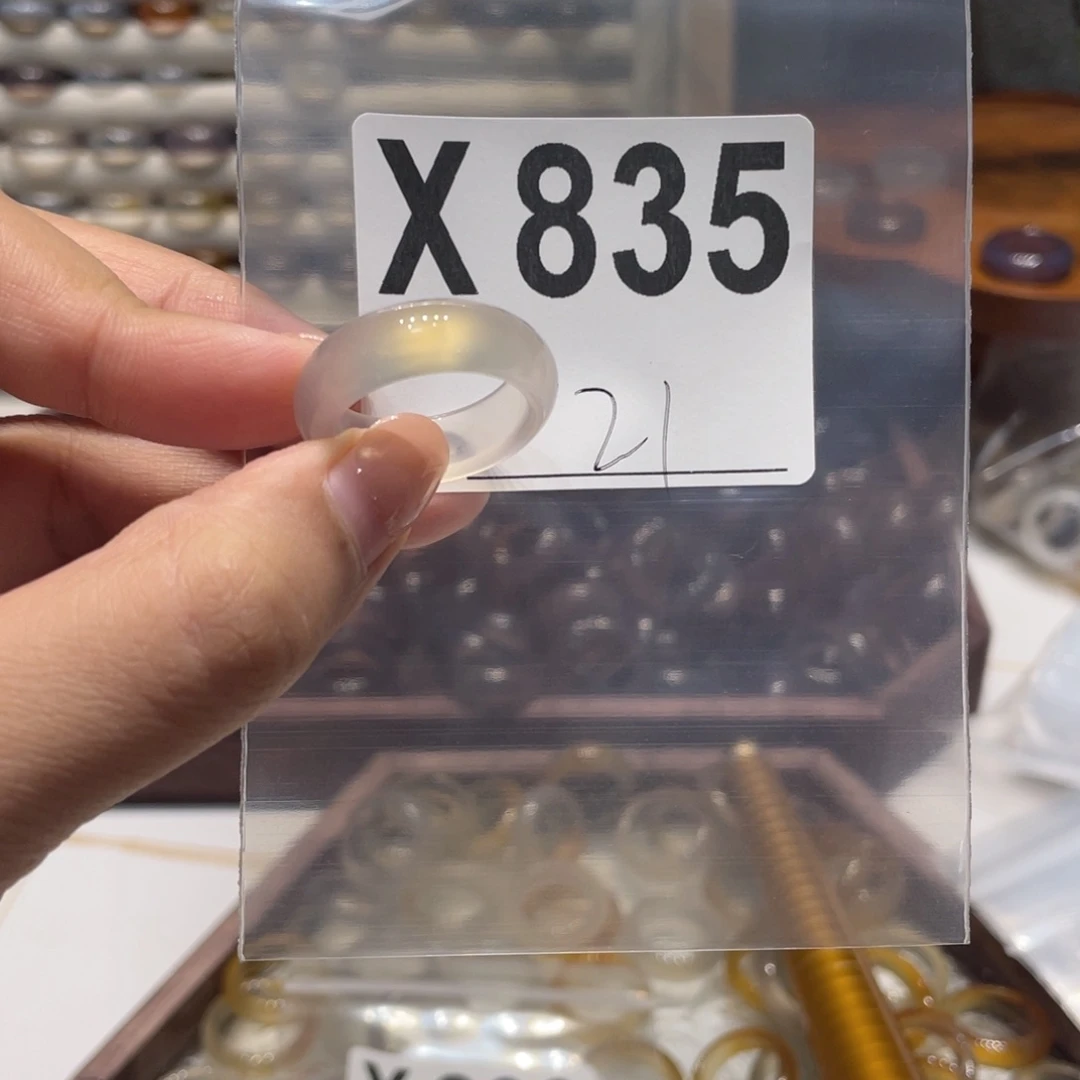 玛瑙/玉髓未镶嵌戒指835