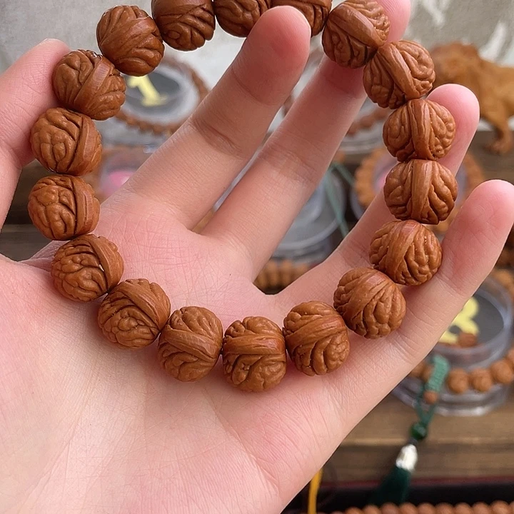 文玩核桃手串16新品荔枝