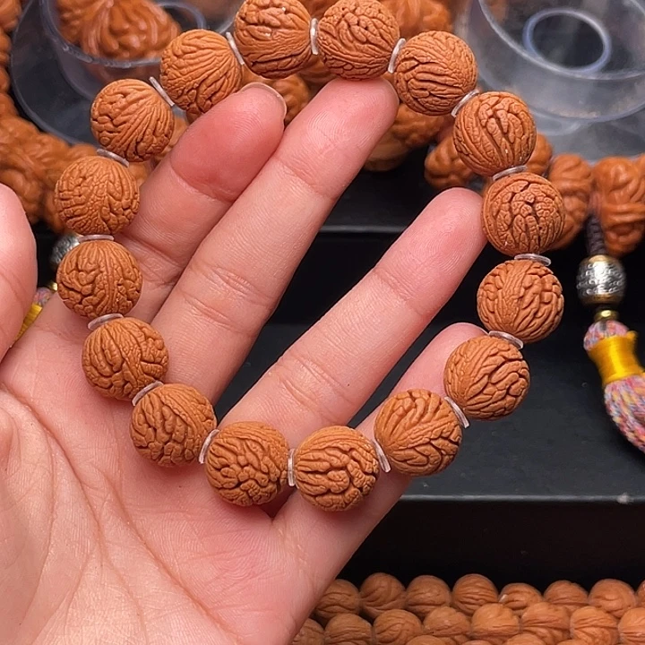 手串桃核精品绣球手串1.5