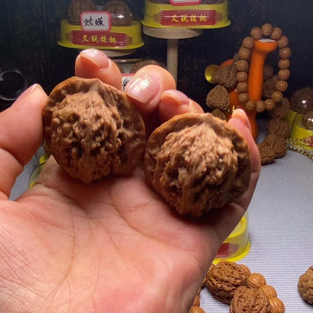 把件文玩核桃05四座楼38尺全品