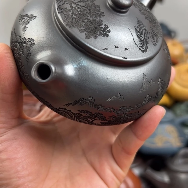 茶壶紫砂紫砂壶划痕
