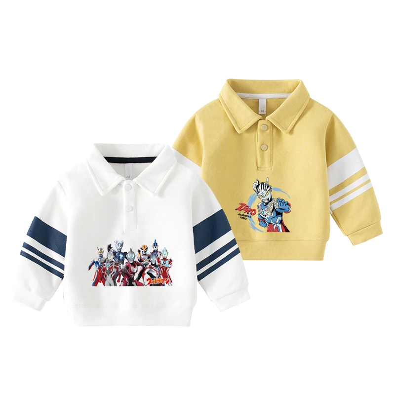 童装男童卫衣奥特曼衣服男童polo衫长袖卫衣男童春秋儿童卫衣长袖