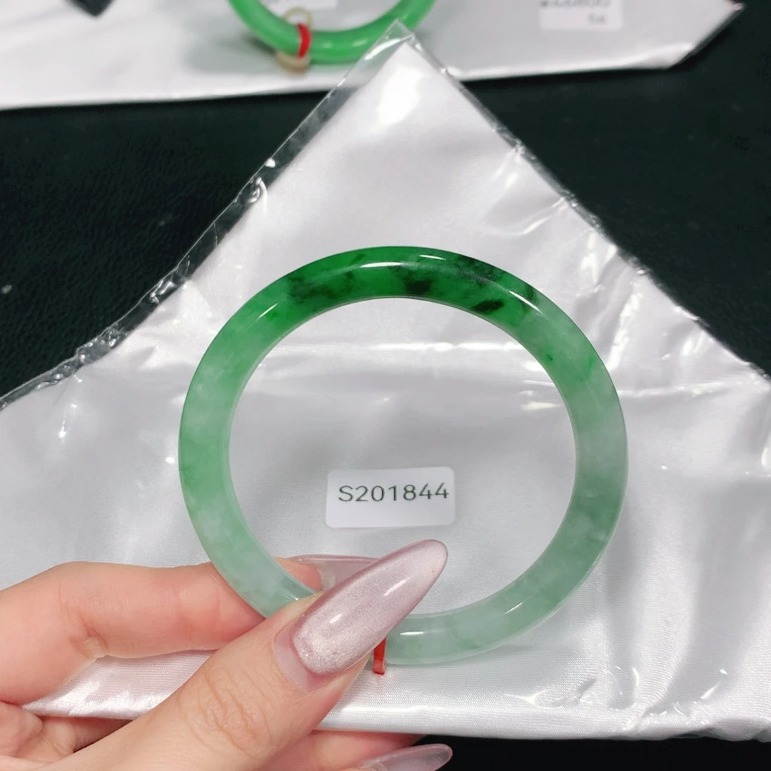 翡翠未镶嵌手镯S201844-04