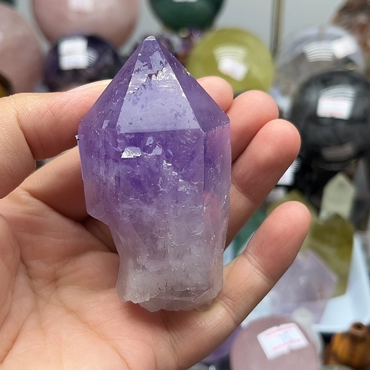 未镶嵌珠宝半成品水晶146克紫水晶原石
