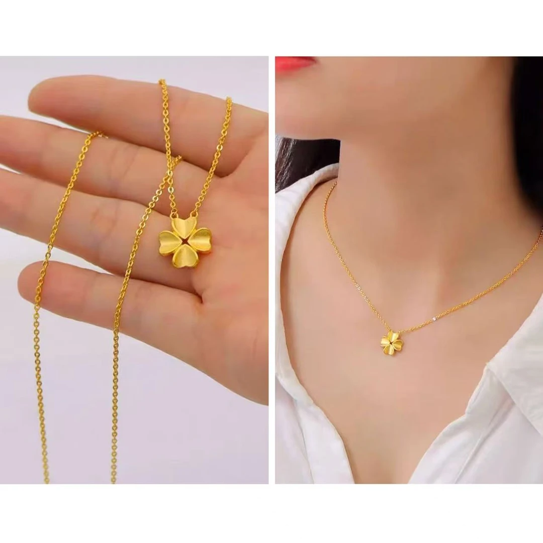 滨莉家 【四叶草】时尚轻奢高级感锁骨链