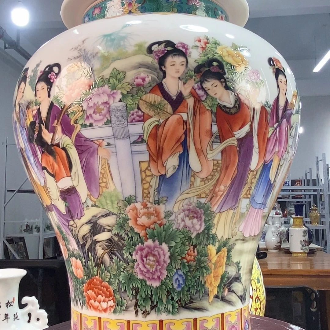 摆件景德镇陶瓷花瓶摆件