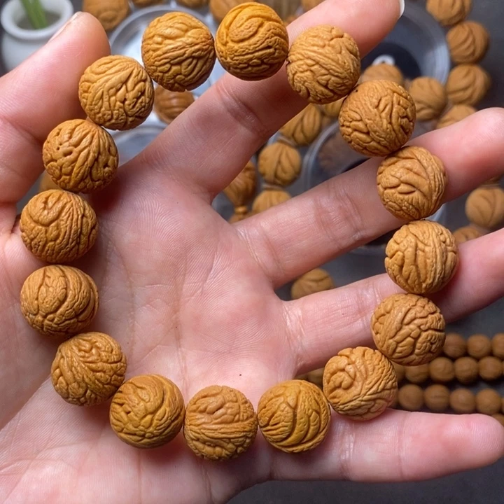 木质类秦岭山桃核