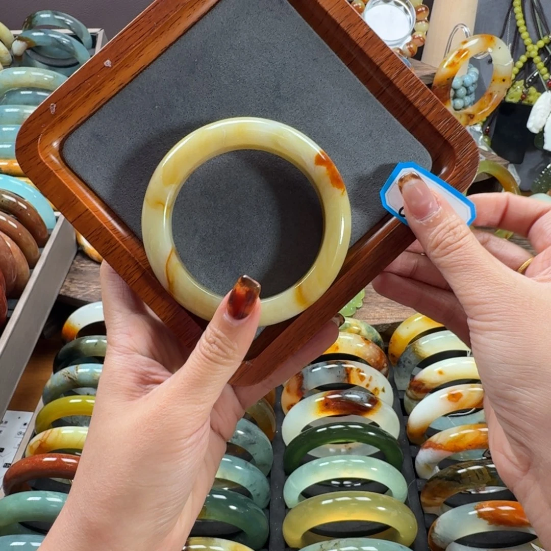 蛇纹石玉合金手镯