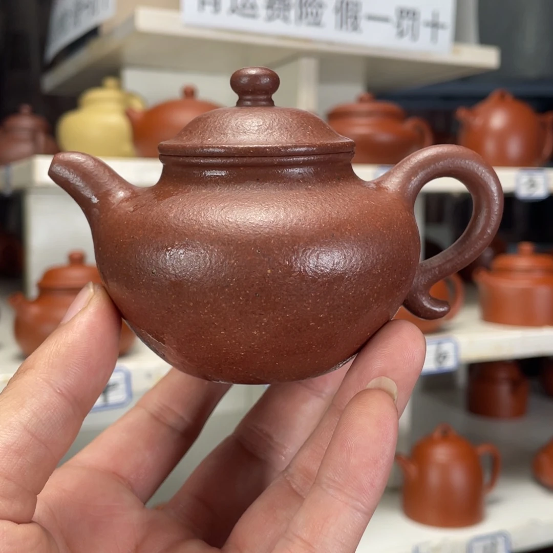 茶壶紫砂紫泥全手工150毫升