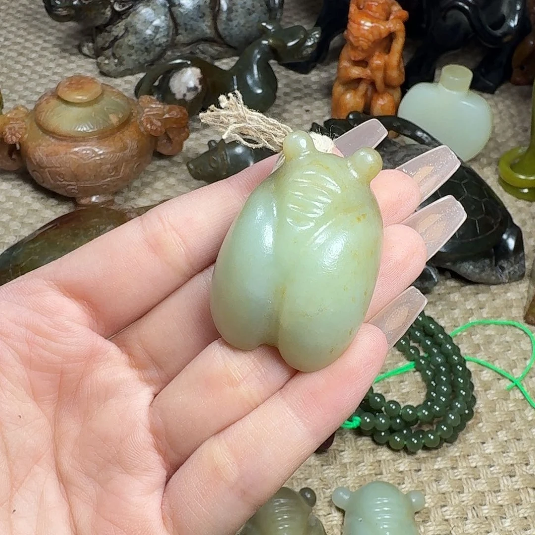 白玉菩提吊坠挂件