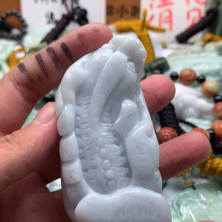 翡翠未镶嵌颈饰保真天然a货翡翠