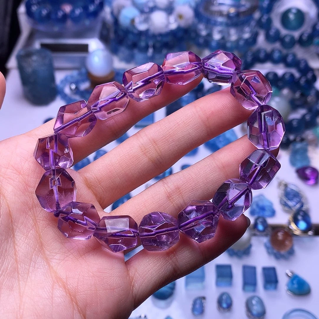 未镶嵌手链水晶多样性