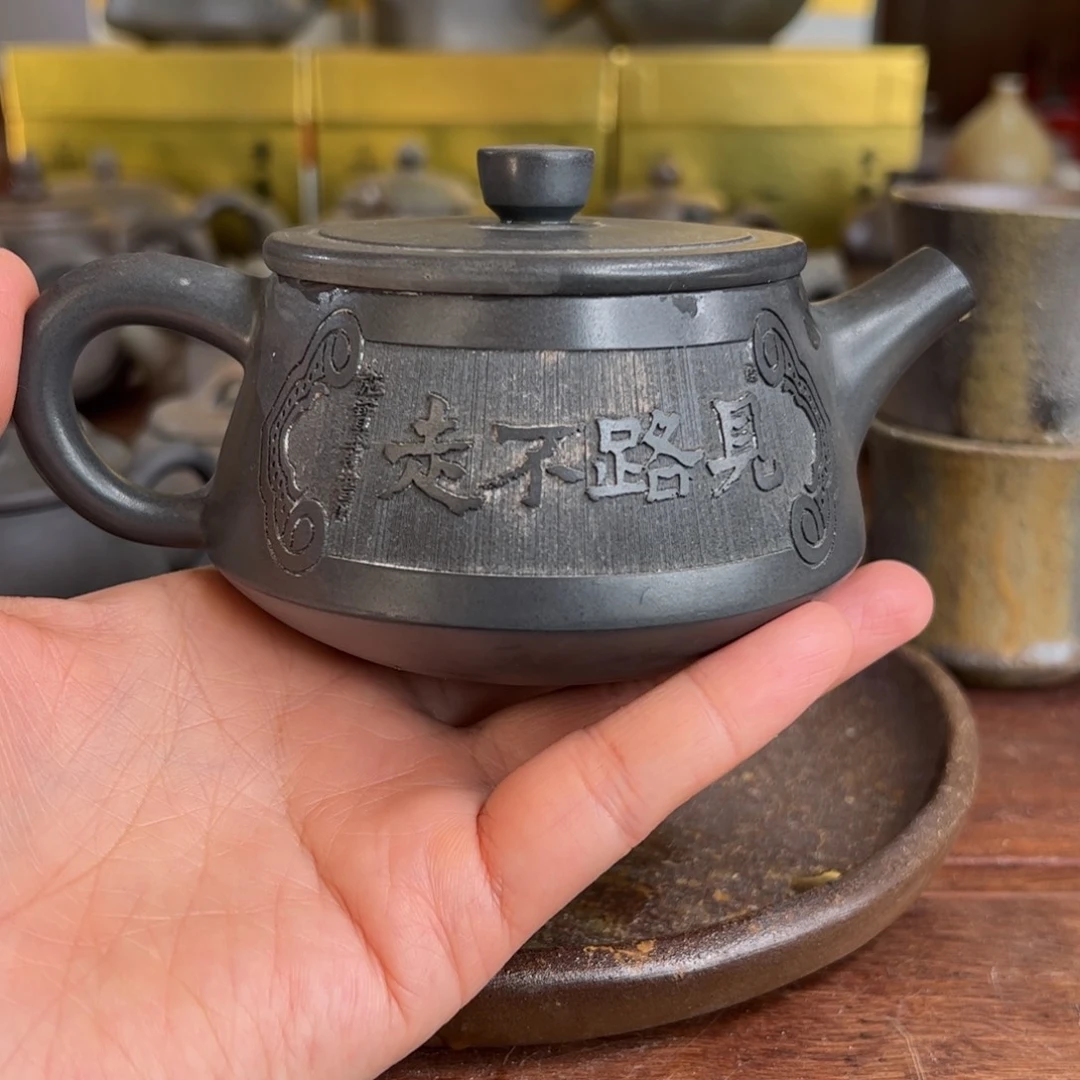 贵台龙窑柴烧茶壶A28