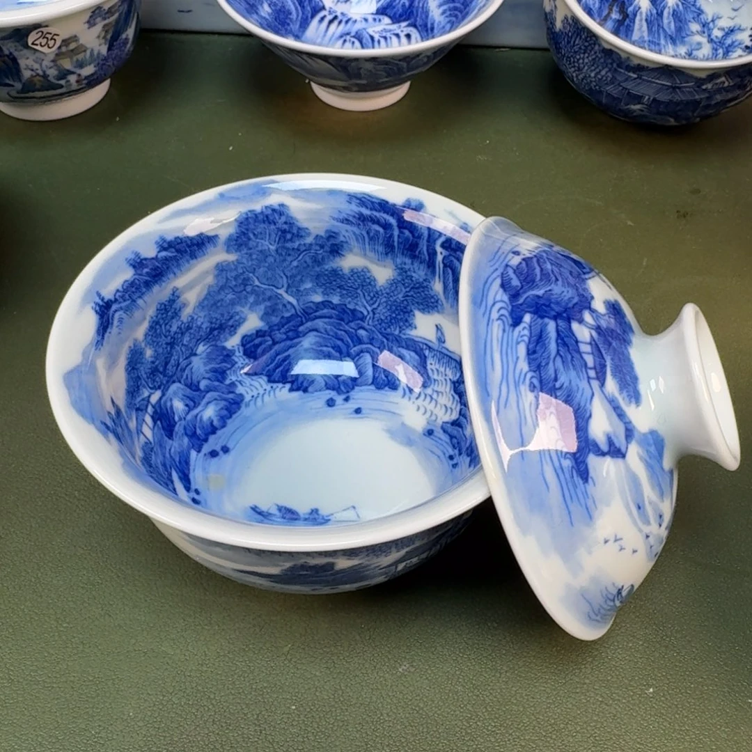 陶景德镇纯手绘茶具圆圆279