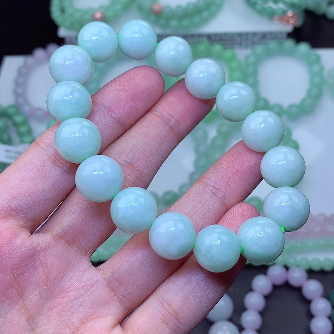 翡翠未镶嵌毛衣链