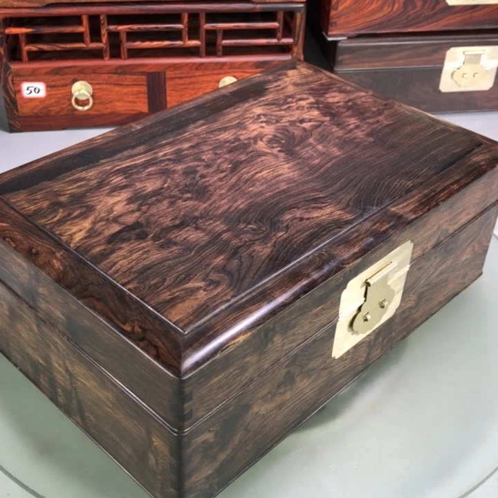 东非黑黄檀（紫光檀）36×23.5×13可放a4纸