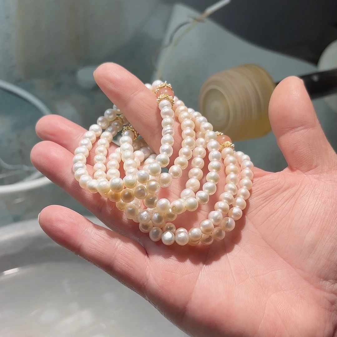 淡水珍珠颈饰未镶嵌发一