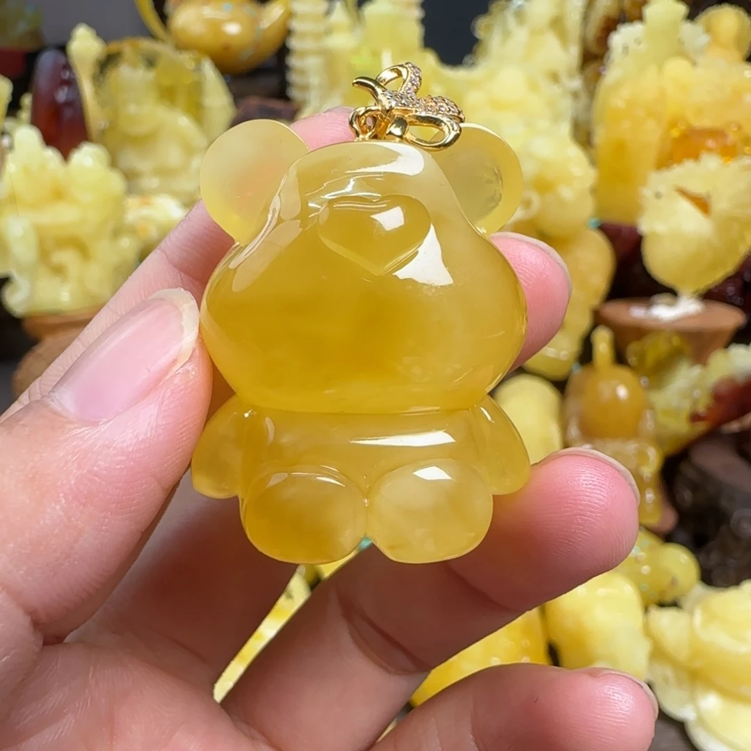 蜜蜡未镶嵌珠宝奇石