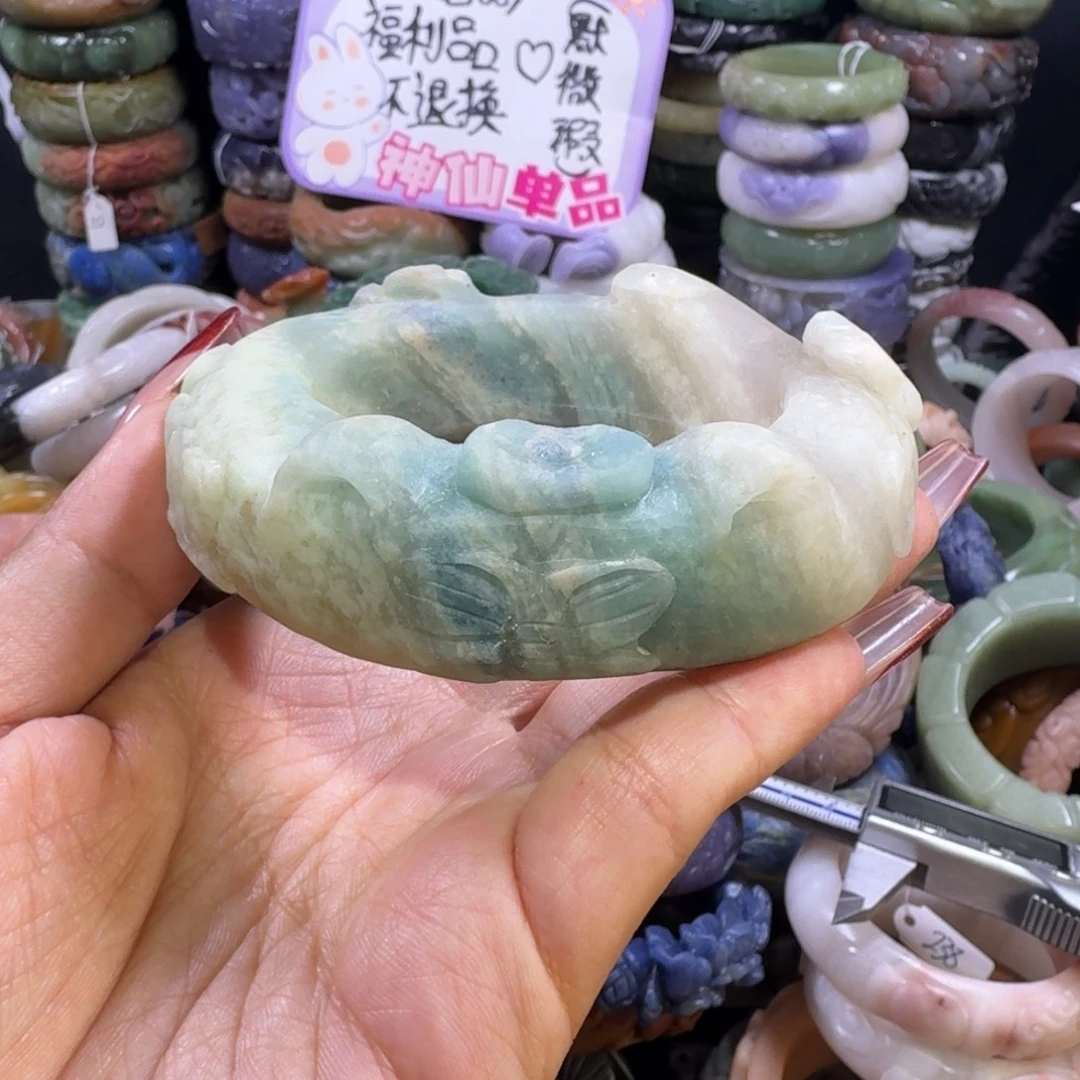 石英质玉（佘太翠）未镶嵌手镯29，56，不退换