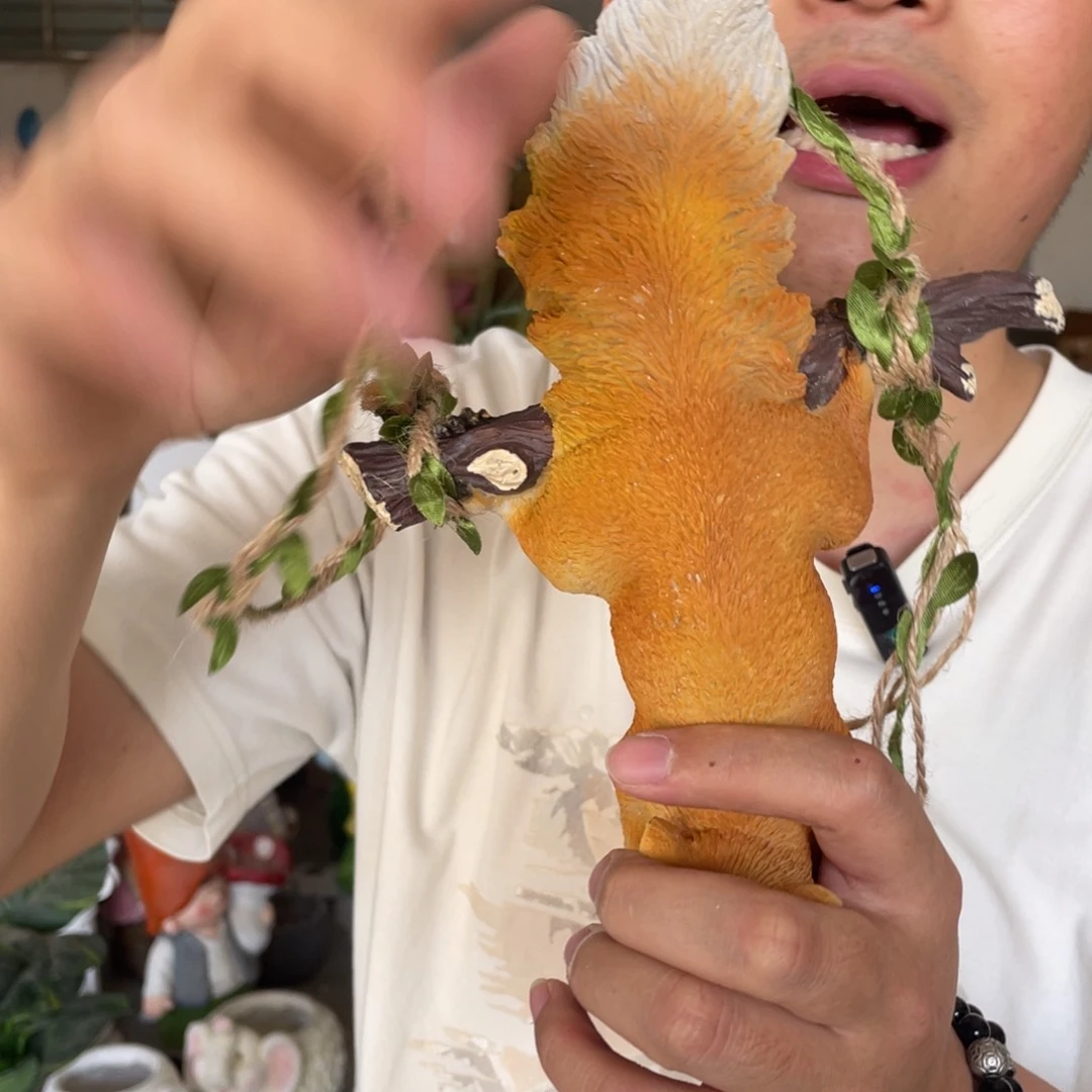 【闪购商品】陶瓷摆件松鼠摆件