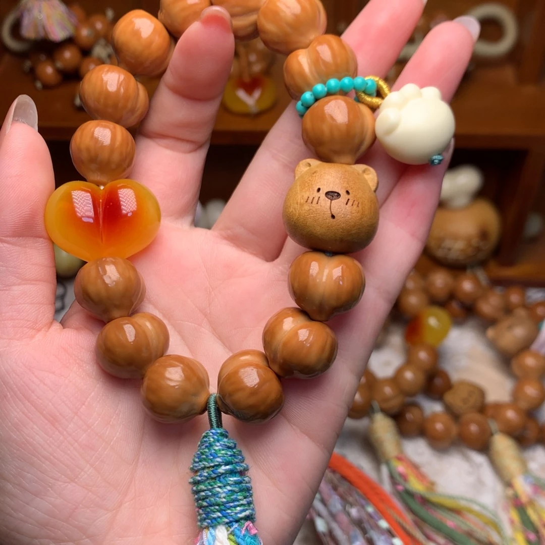 猴头核桃吊坠二代屁桃手持16定制