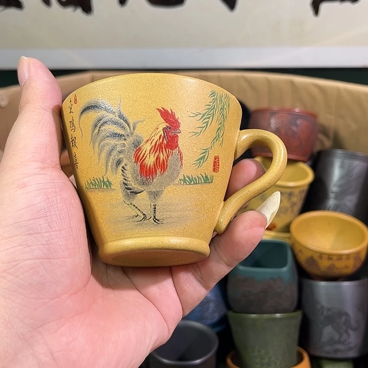 茶杯紫砂全手工紫砂主人杯