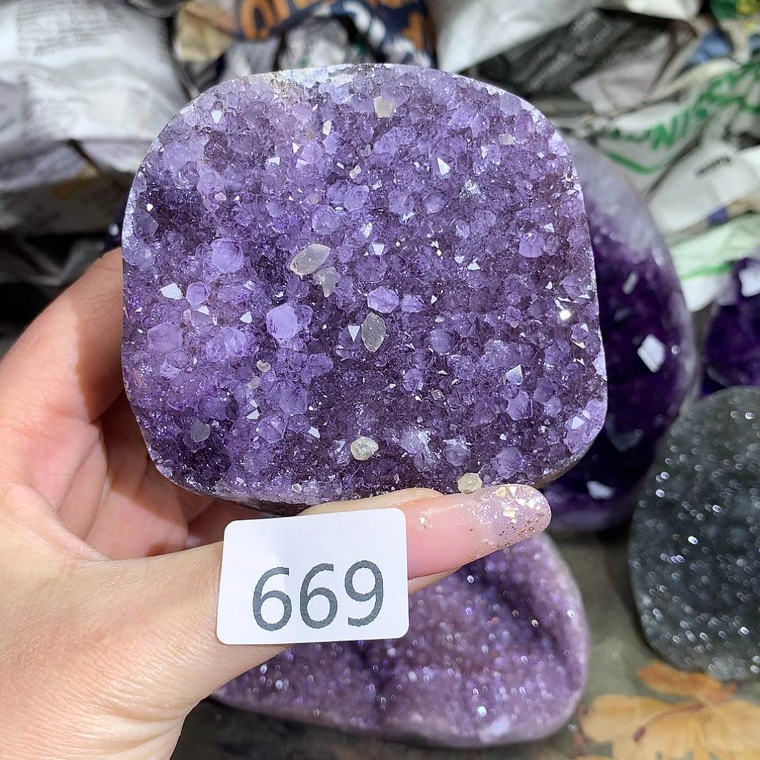 紫晶大型摆件（非配饰）未镶嵌