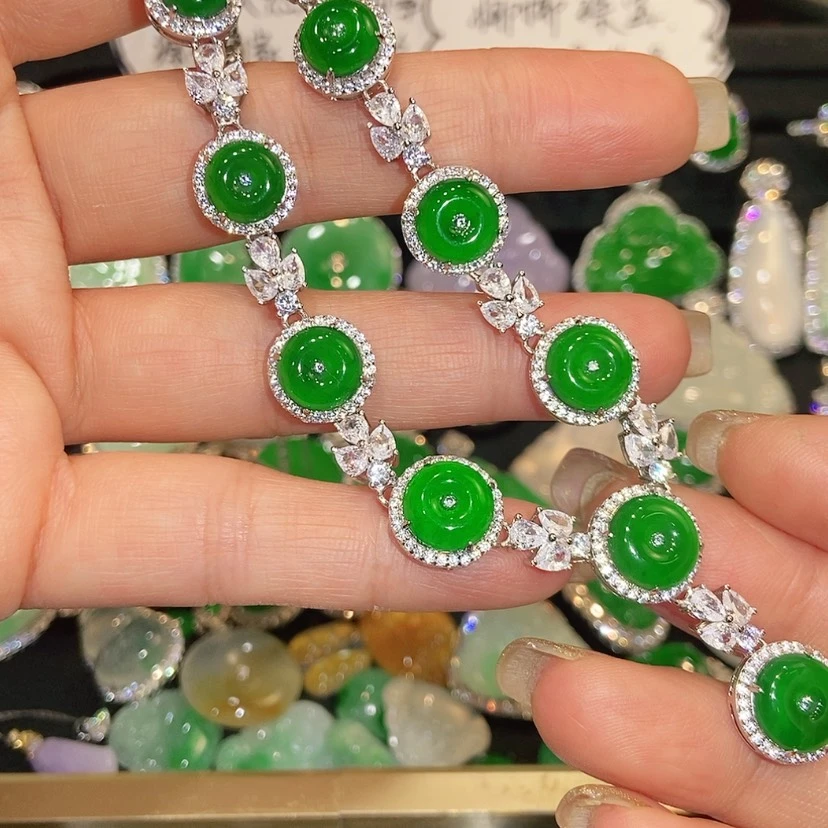 【闪购商品】颈饰未镶嵌翡翠天然翡翠